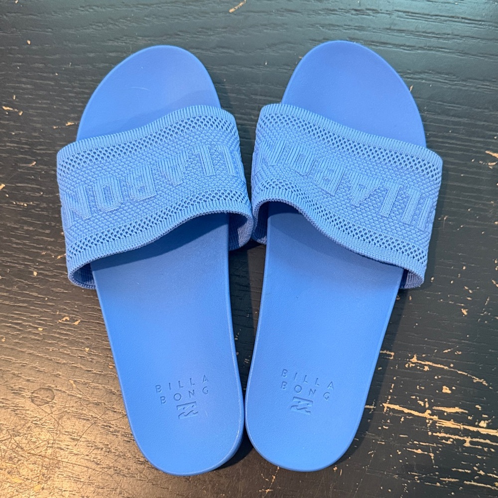 Billabong Royal Blue Mesh Slide Sandals